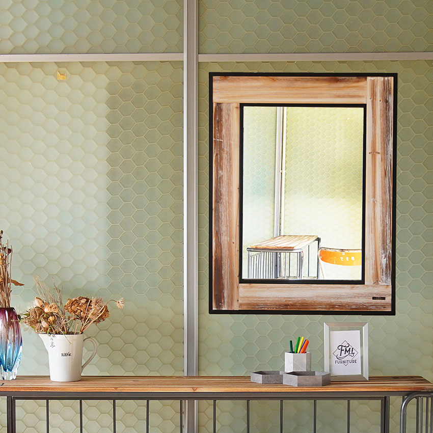 ミリタリーテイスト ウォールミラー 全国送料無料（沖縄・離島除く