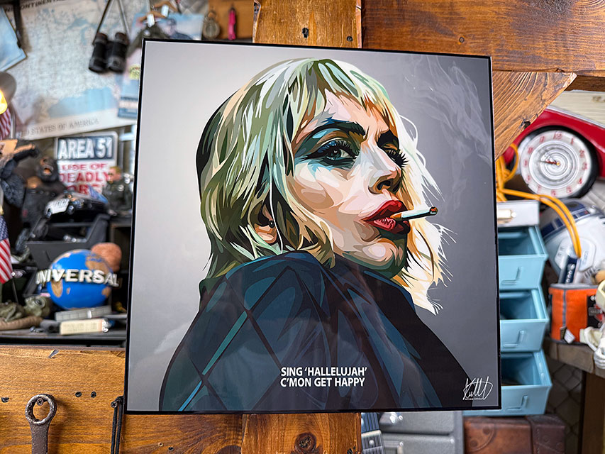 ハーレイ・クイン レディーガガ ポップアートフレーム （TYPE2） #954