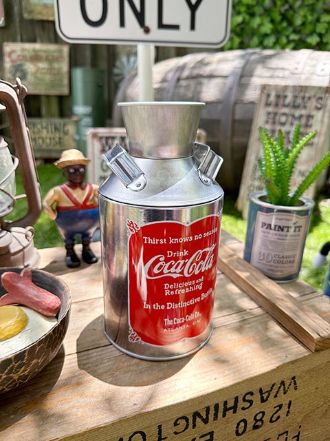 コカ・コーラ ミルク缶オブジェ （ガルバナイズド）の通販・販売