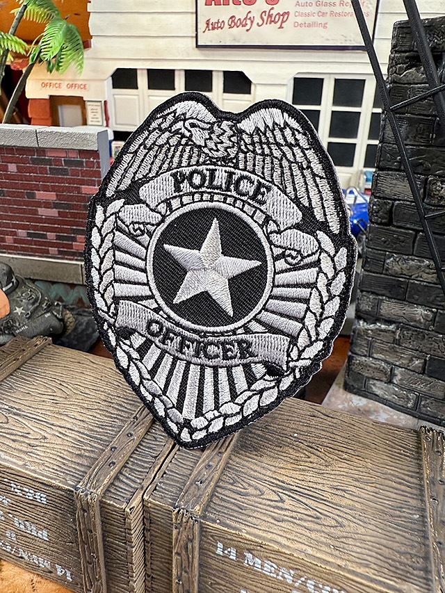 アメリカンポリス ワッペン （ポリスバッジ/シルバー） の通販・販売