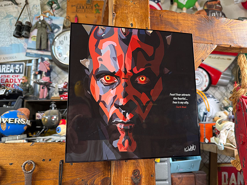 映画 スターウォーズ ダース・モール ポップアートフレーム #230
