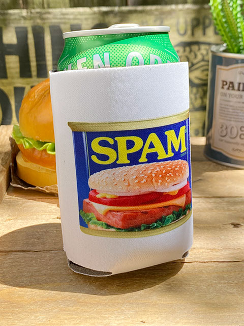 SPAM レトロ缶　ヒンジボックス スパム クージー 缶クーラー （スパム缶)の通販・販売 | アメリカ雑貨
