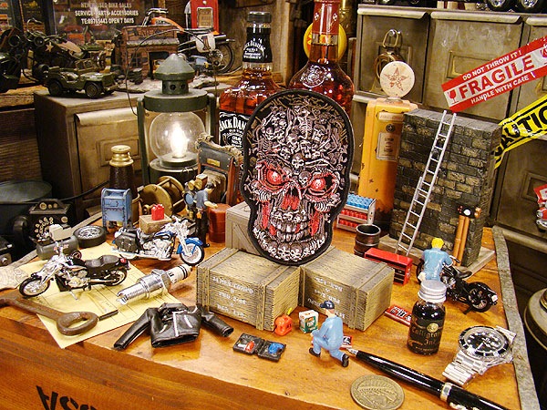 ����ꥫ��Х���������åڥ󡡡�Skull Makes Skull Biker�� 