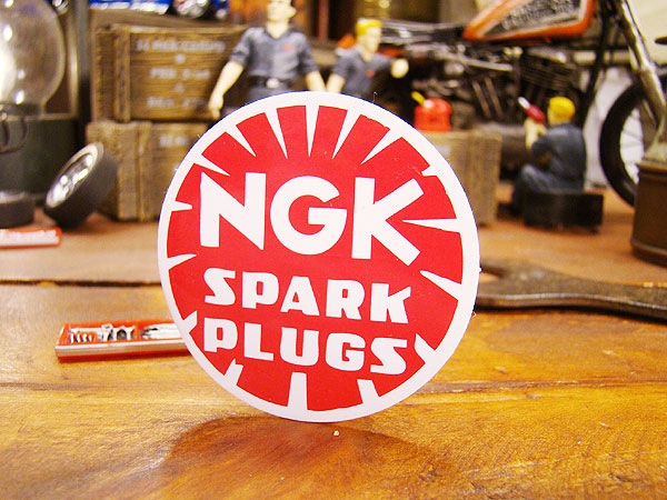 NGK ステッカー SPARK PLUGS ミニレーシングステッカーの通販・販売