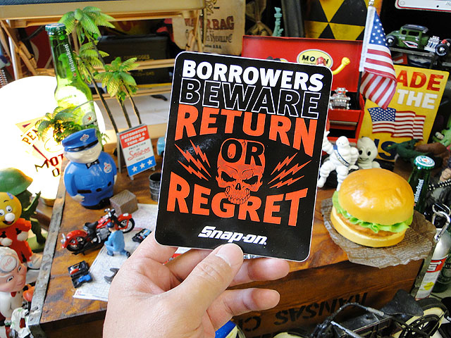 ���ʥåץ��󡡥��ƥå�������RETURN OR REGRET��