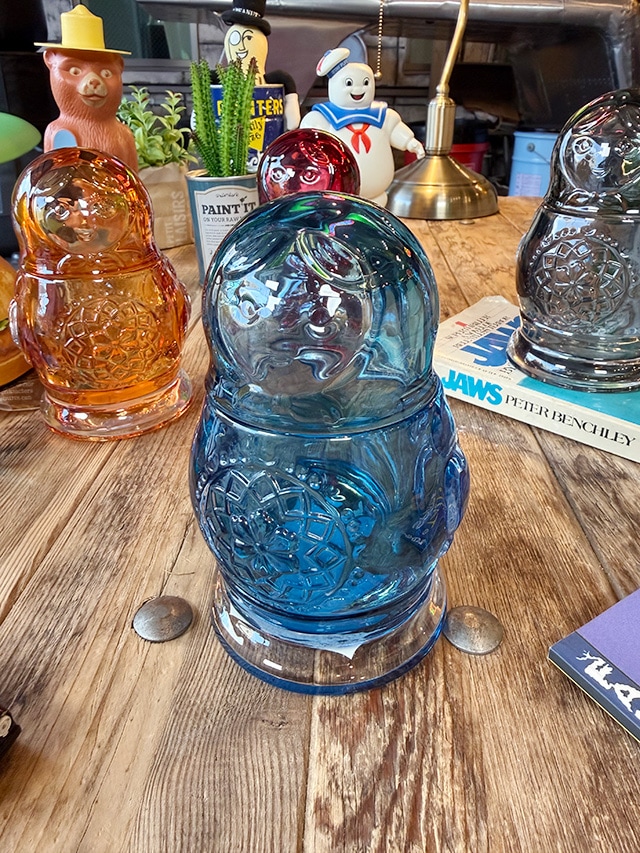 トスダイス マトリョーシカ ジャー ガラス製 （ブルー） 単品の通販