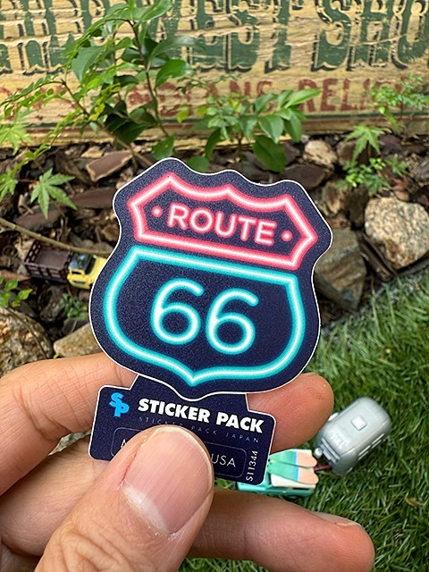 ���ƥå����ѥå��������ȥɥ������ƥå������롼��66���꡼����S���������ʥ롼��66���ͥ��󥹥⡼��ˡ��ѿ���Ѹ��ǺࡡMADE IN U.S.A.��PVC���ƥå���