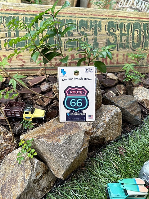 ���ƥå����ѥå��������ȥɥ������ƥå������롼��66���꡼����S���������ʥ롼��66���ͥ��󥹥⡼��ˡ��ѿ���Ѹ��ǺࡡMADE IN U.S.A.��PVC���ƥå���