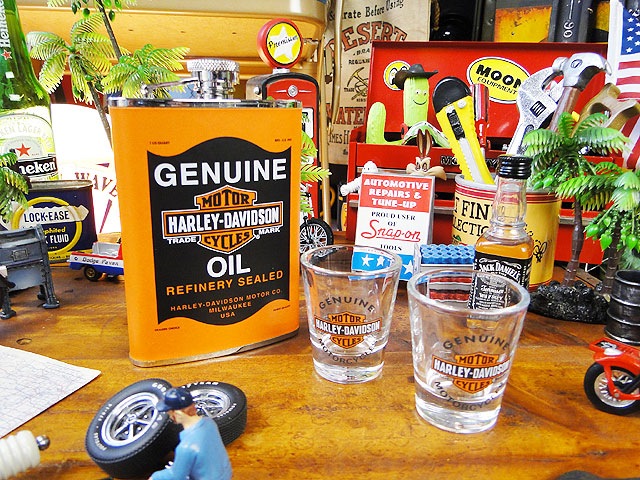 ビンテージ　ハーレーダビッドソン オイル　看板 ビンテージハーレーダビッドソン オイル看板
