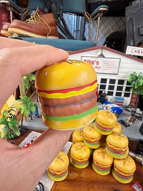 ムーンカフェ バーガー アンテナトッパー ムーンアイズ ハンバーガー
