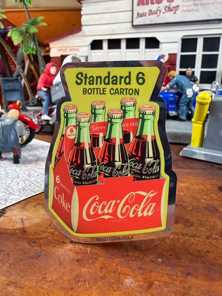 コカ・コーラ オフィシャル ミニステッカー （6パックカートンボックス