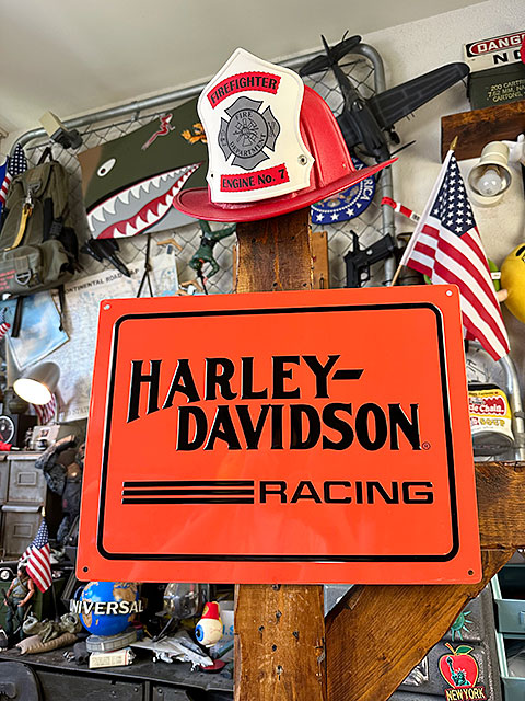 ハーレーダビッドソン　看板 ビンテージ 大型 看板 Harley Davidson ハーレーダビッドソン 幅76cm