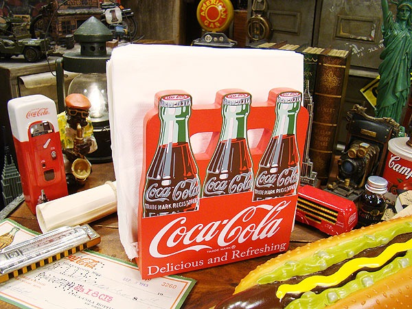 コカ・コーラブランド 6パックナプキンホルダーブランドの通販・販売