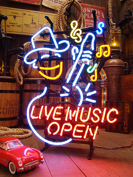 ライブミュージック ネオン管の通販・販売 | アメリカ雑貨のテーマ