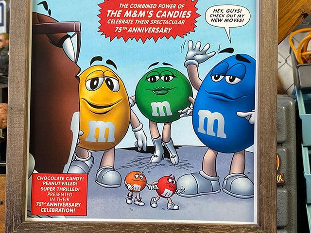 �ݥ������ե졼�ࡡ��m&m's/75TH���˥С����꡼��M&M'S CANDIES�ˡ��ݥ������������ե졼��Υ��å�