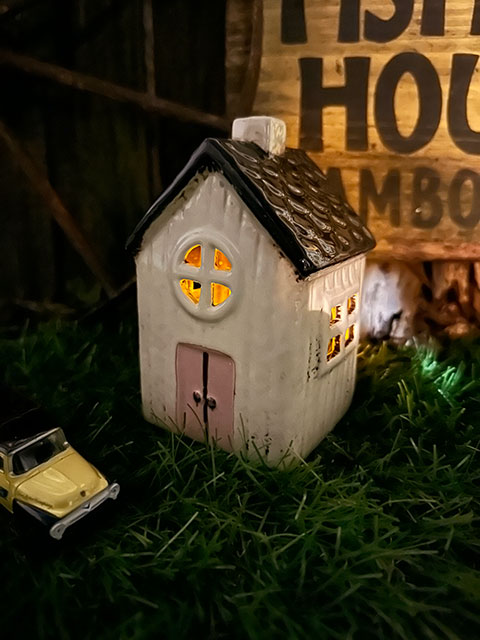 外国のおうち キャンドルハウス （小屋/ホワイト）の通販・販売