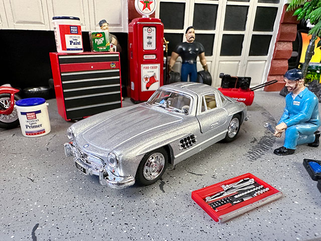 1954年 メルセデス ベンツ300SL ダイキャストミニカー 1/36スケール