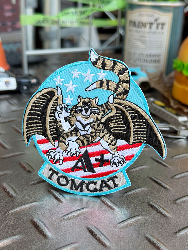 F-14 トムキャット A+ ミリタリーワッペン （ダイカット）の通販・販売
