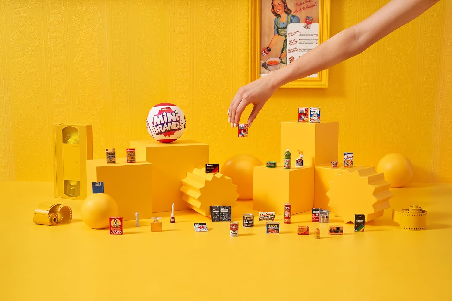 ZURU Mini Brands����ȥ����쥯����󡡡ʥ�ȥ�����ȥ��ˡ��ƹ�ο��ʥѥå���������1���ץ�������5�ĤΥߥ˥��奢�������ॢ�����Ȥ����äƤޤ�