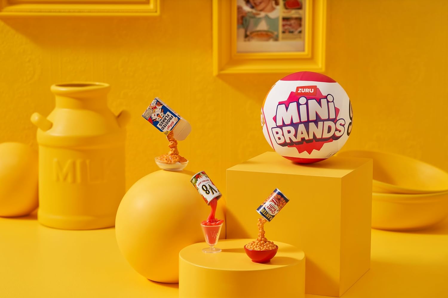 ZURU Mini Brands����ȥ����쥯����󡡡ʥ�ȥ�����ȥ��ˡ��ƹ�ο��ʥѥå���������1���ץ�������5�ĤΥߥ˥��奢�������ॢ�����Ȥ����äƤޤ�