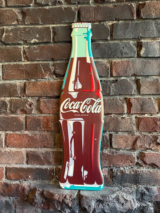 コカ・コーラ コンツアーボトル エンボス ティンサイン （ボトル