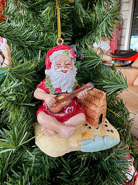 ハワイアンクリスマスオーナメント ハワイアン クリスマスオーナメント （サーフボード＆サンタ