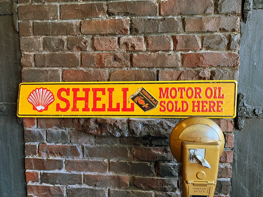 �����롡���ȥ꡼�ȥ����󡡡�SHELL MOTOR OIL SOLD HERE�ˡ�����ܥ����ƥ��󥵥��󡡥֥ꥭ����