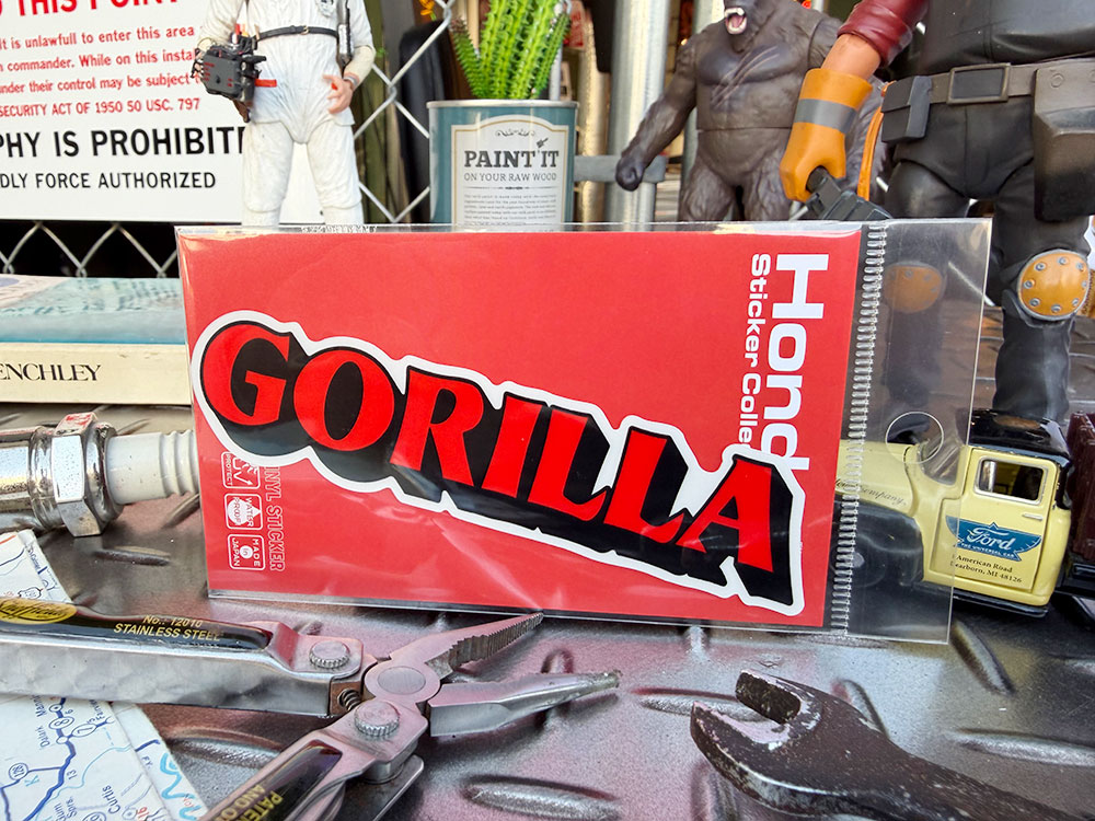 HONDA ホンダ バイク ロゴ オフィシャル ステッカー （ゴリラ/GORILLA