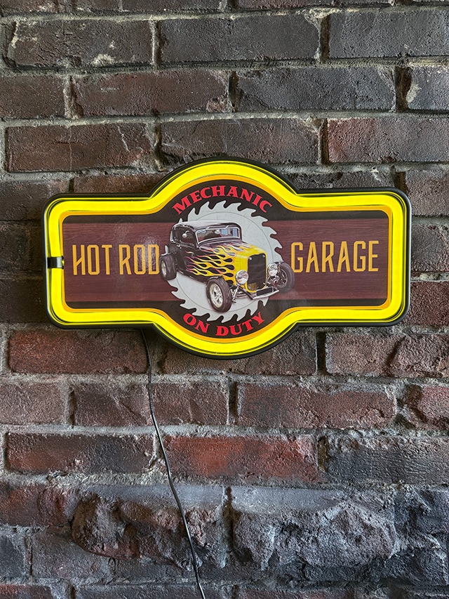 ホットロッド HOTROD ネオン管 アメリカン雑貨 インテリア おしゃれ ネオンサイン HOT ROD ホットロッド ネオン管 照明 店舗装飾