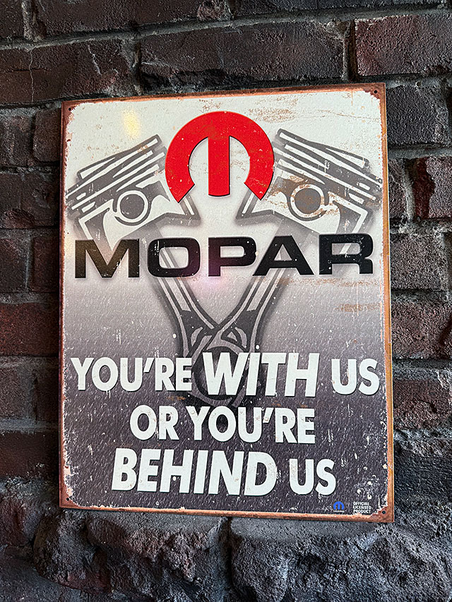 MOPAR����ѡ����֥ꥭ���ġ���WITH US OR BEHIND US��