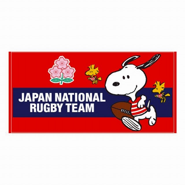 スヌーピー】 ラグビー 日本代表 コラボグッズ バスタオル 第3弾