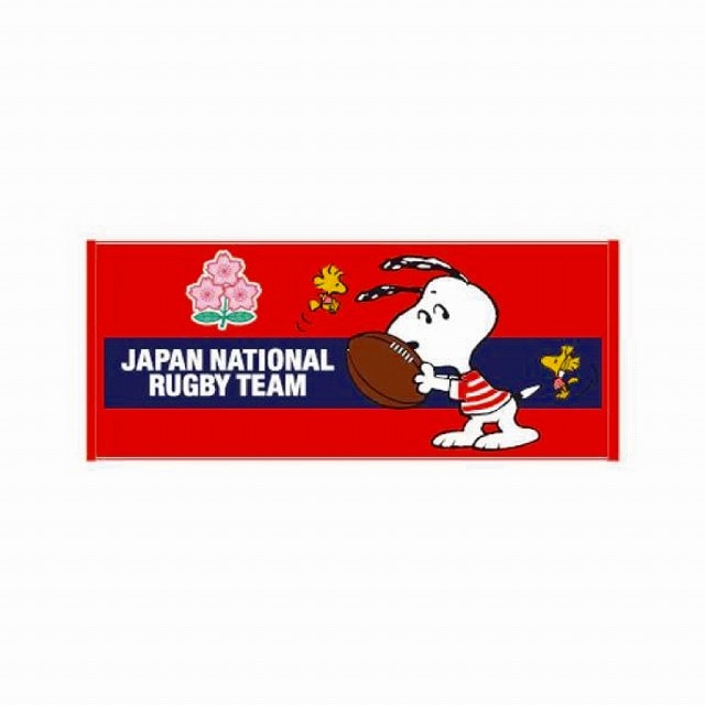スヌーピー】 ラグビー 日本代表 コラボグッズ フェイスタオル 第3弾