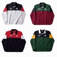 CANTERBURY 󥿥٥꡼ 饰ӡ  L/S RUGGER POLO 2019FW RA49608