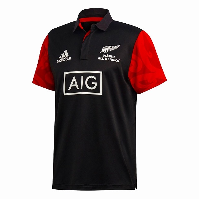 adidas アディダス ALL BLACKS マオリ オールブラックス ポロシャツ