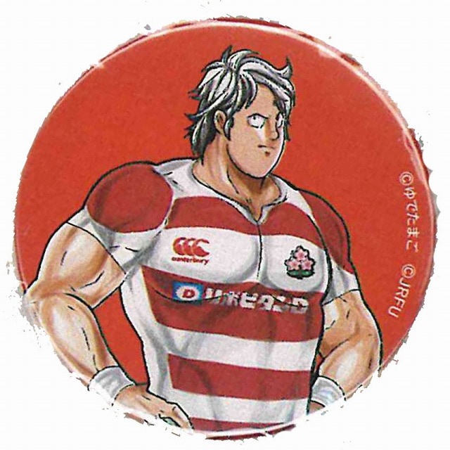 ジャパン】 ラグビー 日本代表 2019 キン肉マン コラボ 缶バッジ