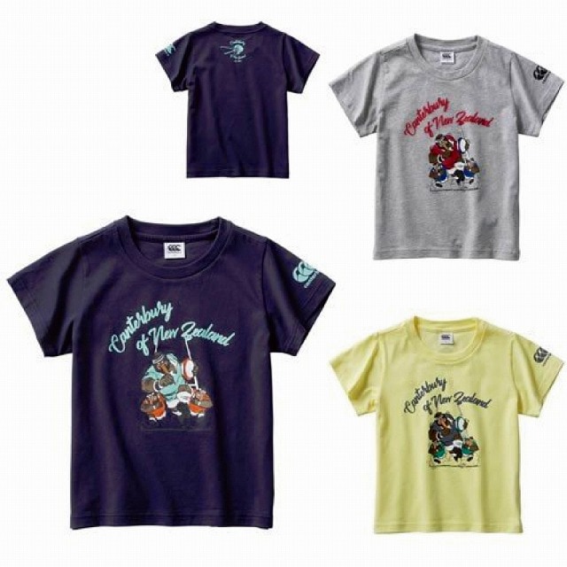 CANTERBURY カンタベリー ティーシャツ キッズ ラグビー 半袖Tシャツ T