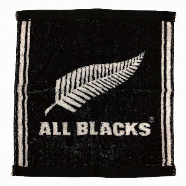 ALL BLACKS】オールブラックス ジャガード織 ハンドタオル ラグビー