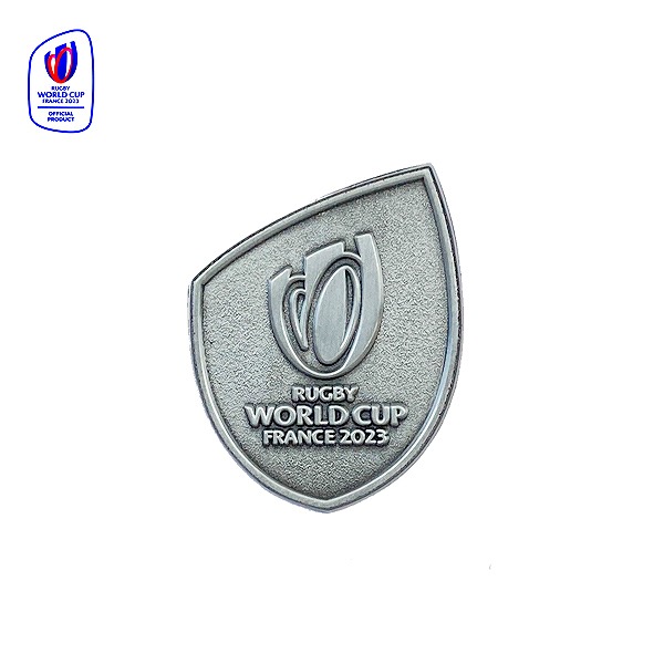 RUGBY WORLDCUP FRANCE 2023 公式グッズ ピンバッチ ラグビー シルバー