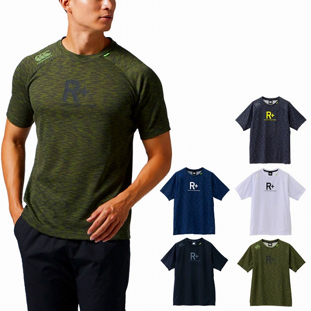 【新品未使用】カンタベリー　R+　ラグビー日本代表 ワークアウトTシャツ　黒　L CANTERBURY】 カンタベリー ジャパン ワークアウト Tシャツ ビッグ