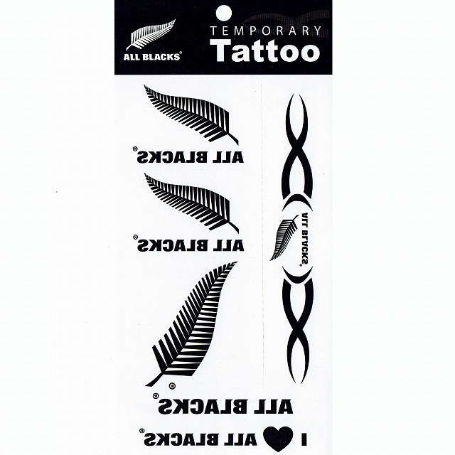 さくら   オールブラックス タトゥーシール ALL BLACKS オールブラックス タトゥー シール ラグビー