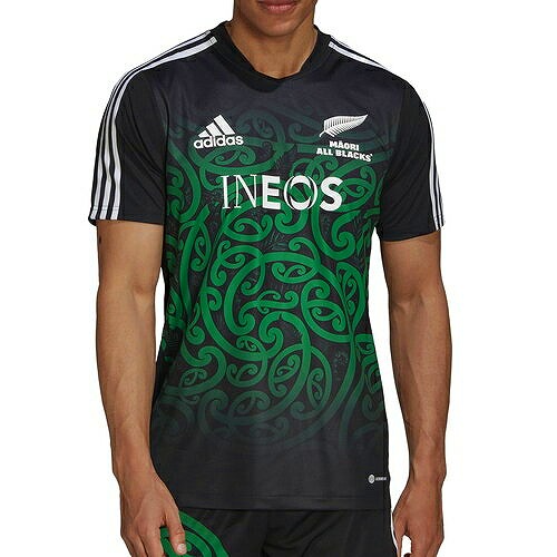 adidas アディダス ALL BLACKS マオリ オールブラックス Tシャツ