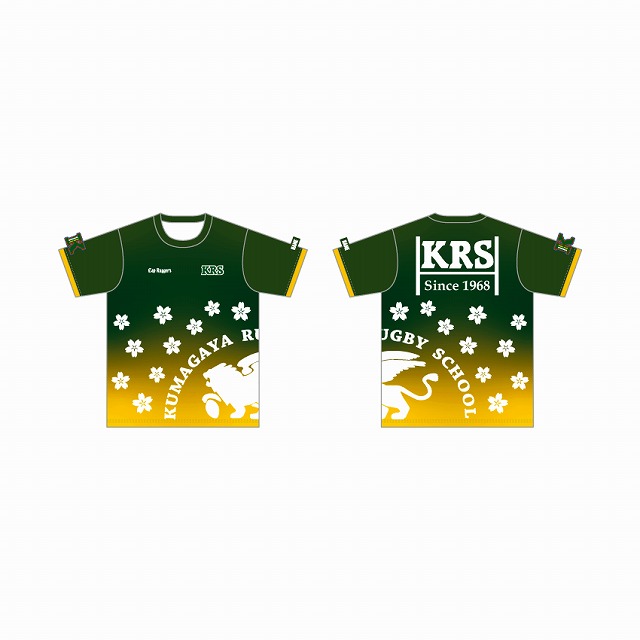 熊谷ラグビースクール【選手・保護者用】昇華Tシャツ（半袖）ネーム