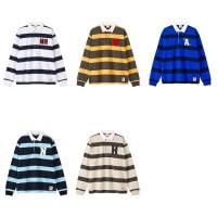 CANTERBURY ���󥿥٥꡼ ���󥰥��꡼�֥饬������� L/S RUGGER SHIRT ��� Ĺµ �ȥåץ� RA44103