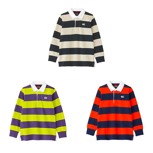 CANTERBURY ���󥿥٥꡼ ���å����󥰥��꡼�֥饰�ӡ����㡼�� KIDS L/S RUGBY JERSEY �饬������� Ĺµ �Ҷ������� RAJ44350