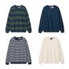 CANTERBURY ���󥿥٥꡼ �饤�� �����꡼ ���롼 LIGHT UGLY CREW ��˥��å��� �ȥåץ� RA44606