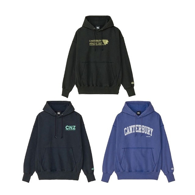 CANTERBURY カンタベリー ロゴ フェード ヘビー スウェット パーカー