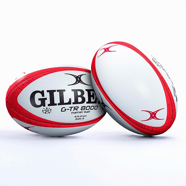 GILBERT】 ギルバート ラグビーボール 5号 G-TR8000 レッド GB9174