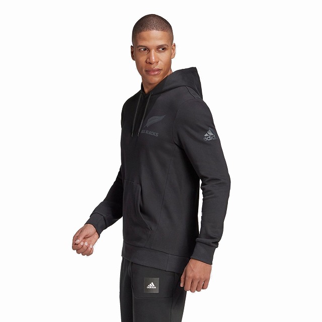 ��adidas�ۥ��ǥ����� ������֥�å��� ���ݡ������ա��ǥ��� �饰�ӡ� ALL BLACKS SUPPORTERS HOODIE IRJ41