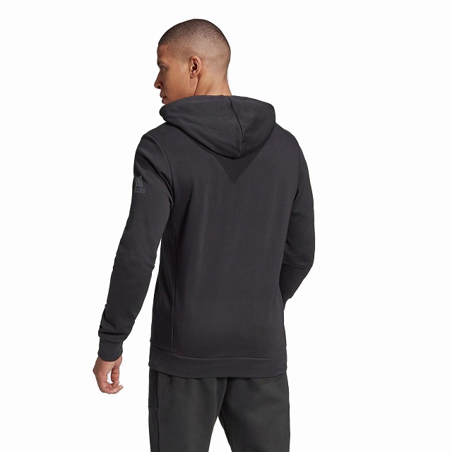 ��adidas�ۥ��ǥ����� ������֥�å��� ���ݡ������ա��ǥ��� �饰�ӡ� ALL BLACKS SUPPORTERS HOODIE IRJ41