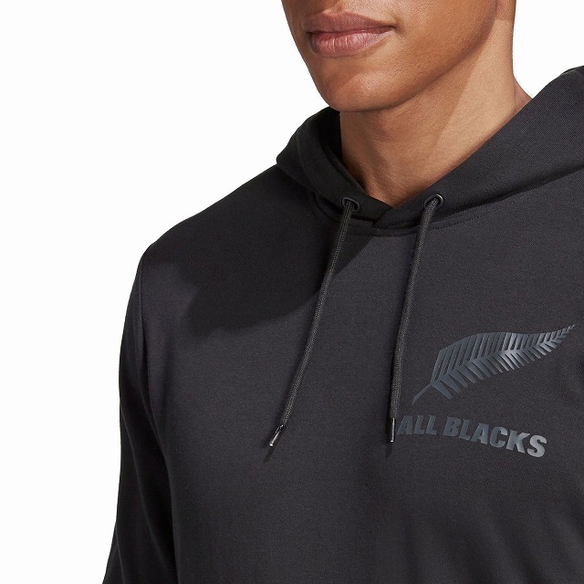 ��adidas�ۥ��ǥ����� ������֥�å��� ���ݡ������ա��ǥ��� �饰�ӡ� ALL BLACKS SUPPORTERS HOODIE IRJ41
